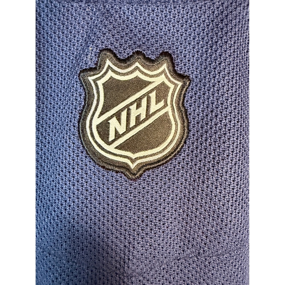 Reebok NHL St. Louis Blues Pullover Mens Large Navy Blue Quarter Zip PlayDry NHL - Picture 7 of 11